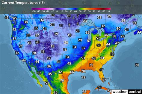 us current temperature map.